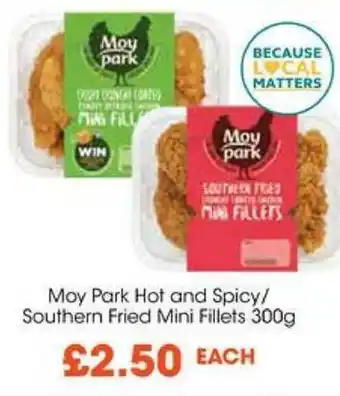 Centra Moy Pork Hot and Spicy/ Southern Fried Mini Fillets 300g offer
