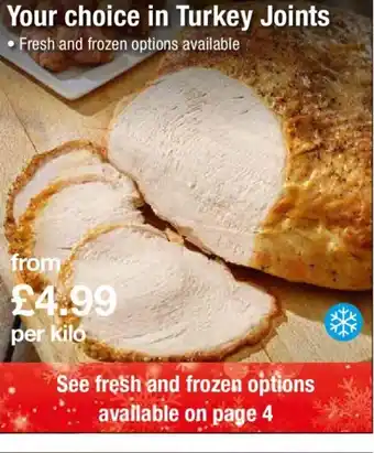 Makro Fresh and Frozen Turkey Meat offer