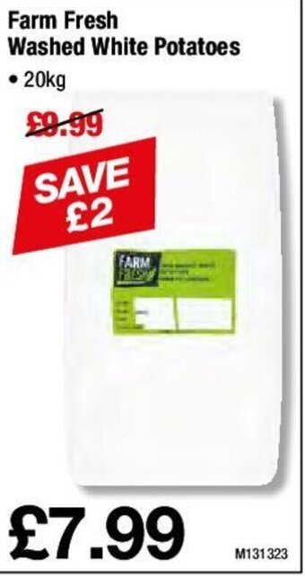Makro Farm Fresh Washed White Potatoes offer