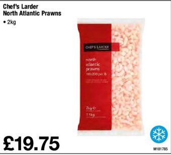Makro Chef's Larder North Atlantic Prawns offer