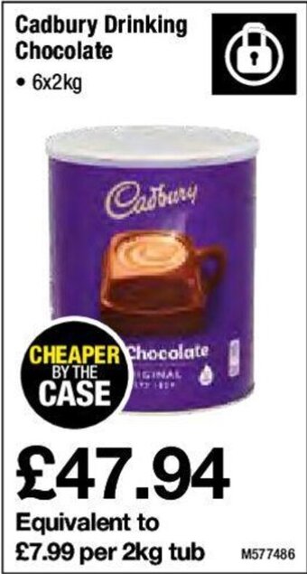 Makro Cadbury Drinking Chocolate offer