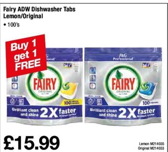 Makro Fairy ADW Dishwasher Tabs Lemon/Original offer