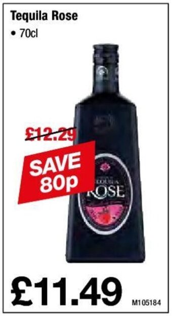 Makro Tequila Rose offer