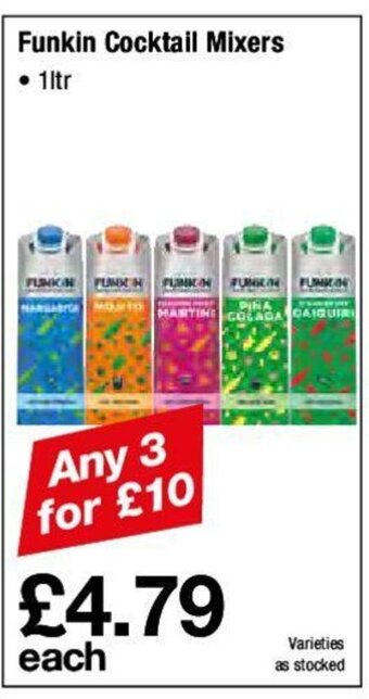 Makro Funkin Cocktail Mixers offer