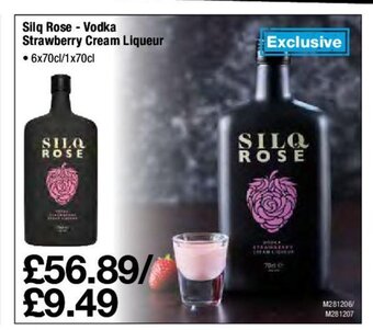 Makro Silq Rose - Vodka Strawberry Cream Liqueur offer