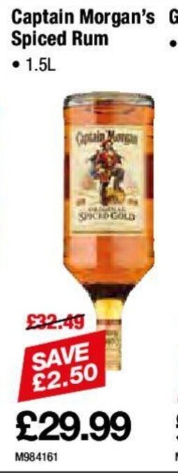 Makro Captain Morgan's Spiced Rum offer