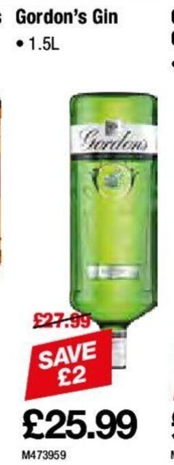 Makro Gordon's Gin offer