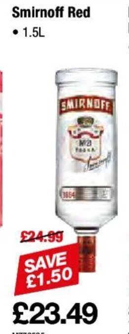 Makro Smirnoff Red offer