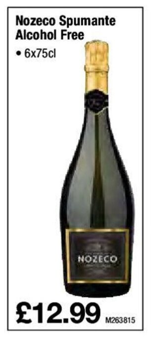 Makro Nozeco Spumante Alcohol Free offer