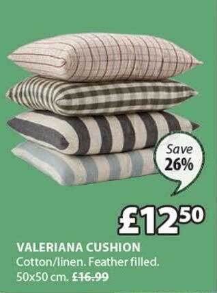 JYSK Valeriana cushion offer