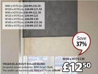 JYSK Yngen blackout roller blind offer