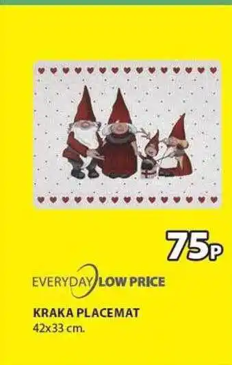 JYSK Every day low price kraka placemat offer
