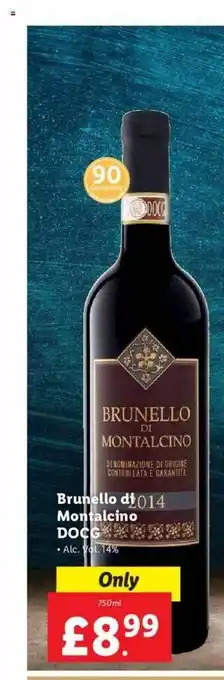 Lidl Brunello di montalcino docg offer