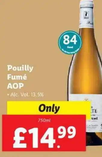 Lidl Pouilly fumé aop offer