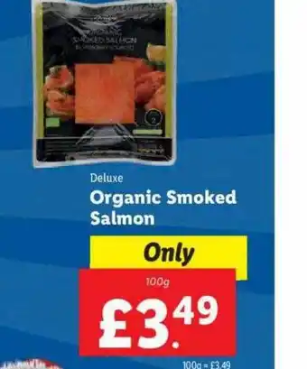 Lidl Deluxe organic smoked salmon offer
