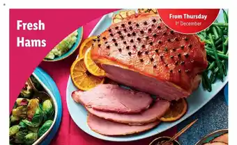 Lidl Fresh hams offer