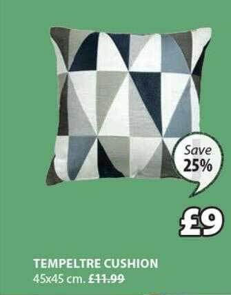 JYSK Tempeltre cushion offer