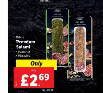Lidl Deluxe premium salami offer