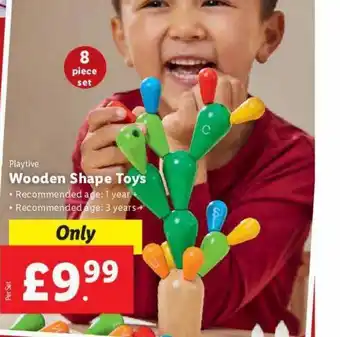 Playtive wooden shape toys