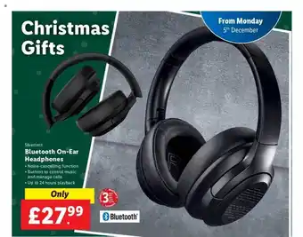 Lidl Silvercrest bluetooth on-ear headphones offer