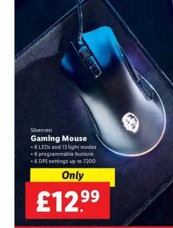Lidl Silvercrest gaming mouse offer