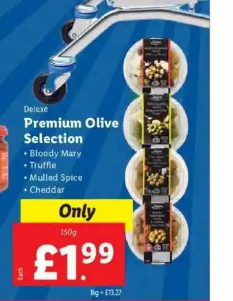 Lidl Deluxe premium olive selection offer