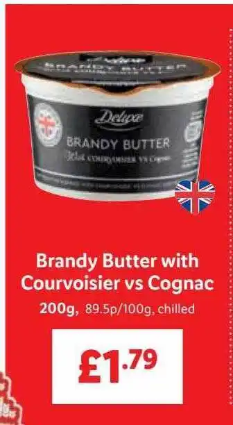 Lidl Brandy butter with courvoisier vs cognac offer