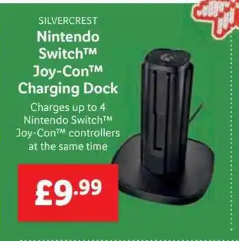 Lidl Silvercrest nintendo switch joy-con charging dock offer