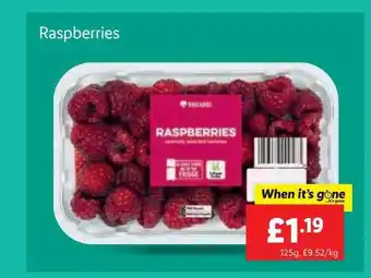 Lidl Raspberries offer
