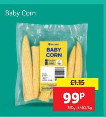 Lidl Baby corn offer