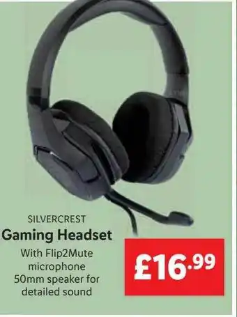 Lidl Silvercrest gaming headset offer