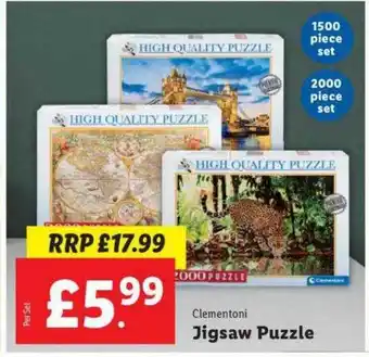 Lidl Clementoni jigsaw puzzle offer
