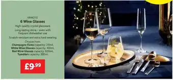 Lidl 6 wine glasses ernesto offer