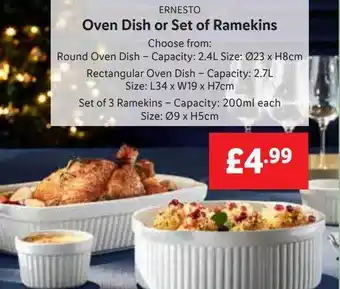 Lidl Ernesto oven dish or set of ramekins offer