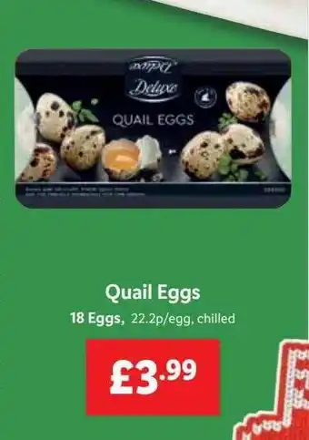 Lidl Quail eggs offer