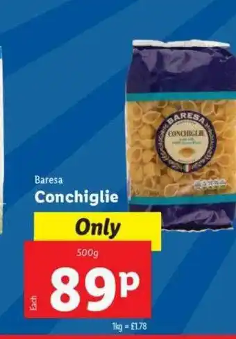 Lidl Baresa conchiglie offer