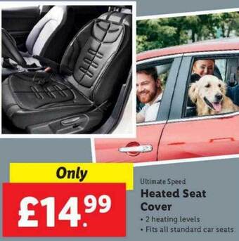 Lidl Ultimate speed heated seat cover offer