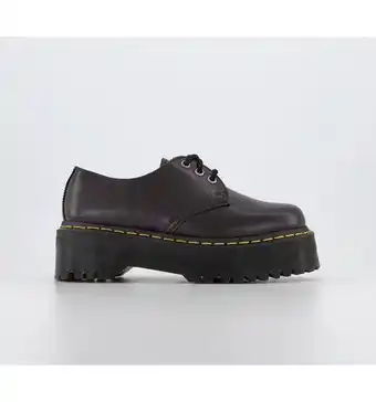 Dr. martens 1461 quad 3 eye shoes burgundy smooth