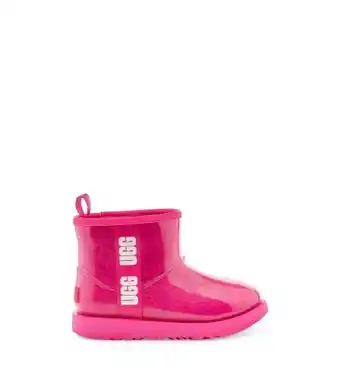 UGG Ugg classic clear mini ii boot for kids in rock rose, size 3, synthetic offer
