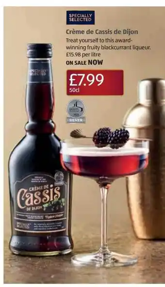 Aldi Crème de cassis de dijon offer