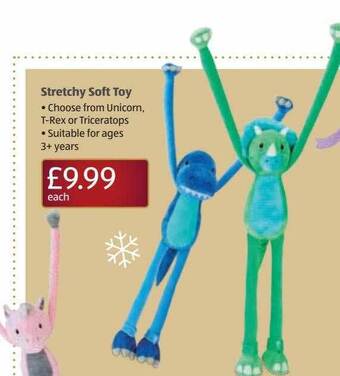Aldi Stretchy soft toy offer