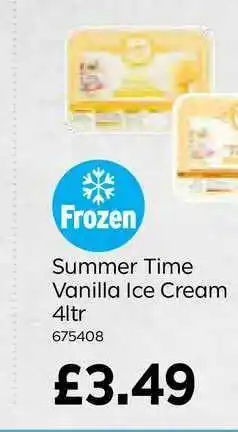Bestway Summer Time Vanilla Ice Cream 4Ltr offer
