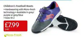 Aldi Children's Football Boots offer
