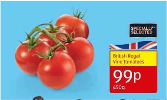 Aldi British Regal Vine Tomatoes offer