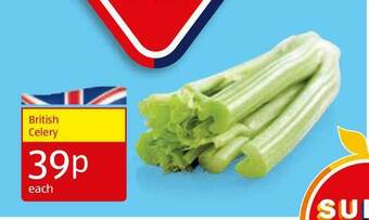 Aldi British Celery offer