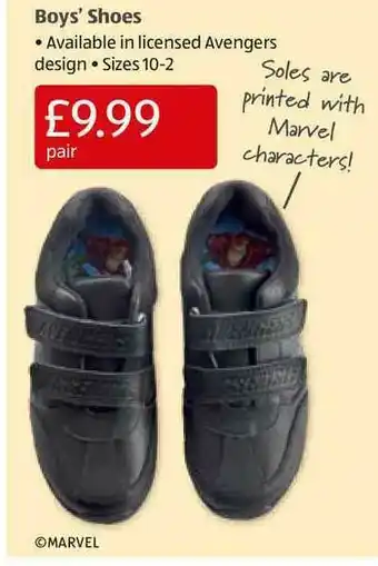 Aldi Boys' Shoes offer