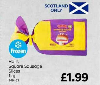 Bestway Halls Square Sausage Slices 1Kg offer