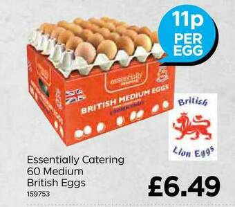 Bestway Essentially Catering 60 Medium British Eggs offer