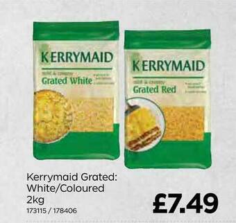 Bestway Kerrymaid Grated: White-Coloured 2Kg offer