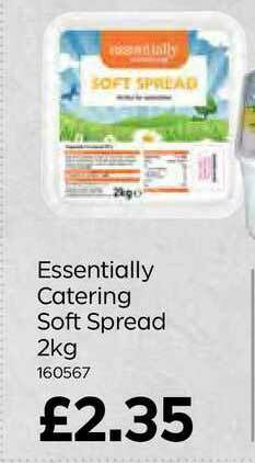 Bestway Essentially Catering Soft Spread 2Kg offer